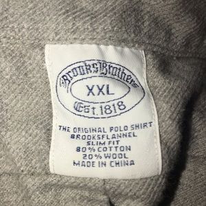 Brooks Brothers Shirts - Brooks Brothers Flannel Shirt (0348) Brooks Brothers Shirts - Brooks Brothers Flannel Shirt (0348)